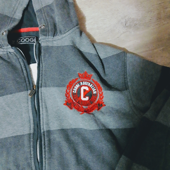 Vtg Coogi Zipup Hoody Sweater Xl - Picture 2 of 6